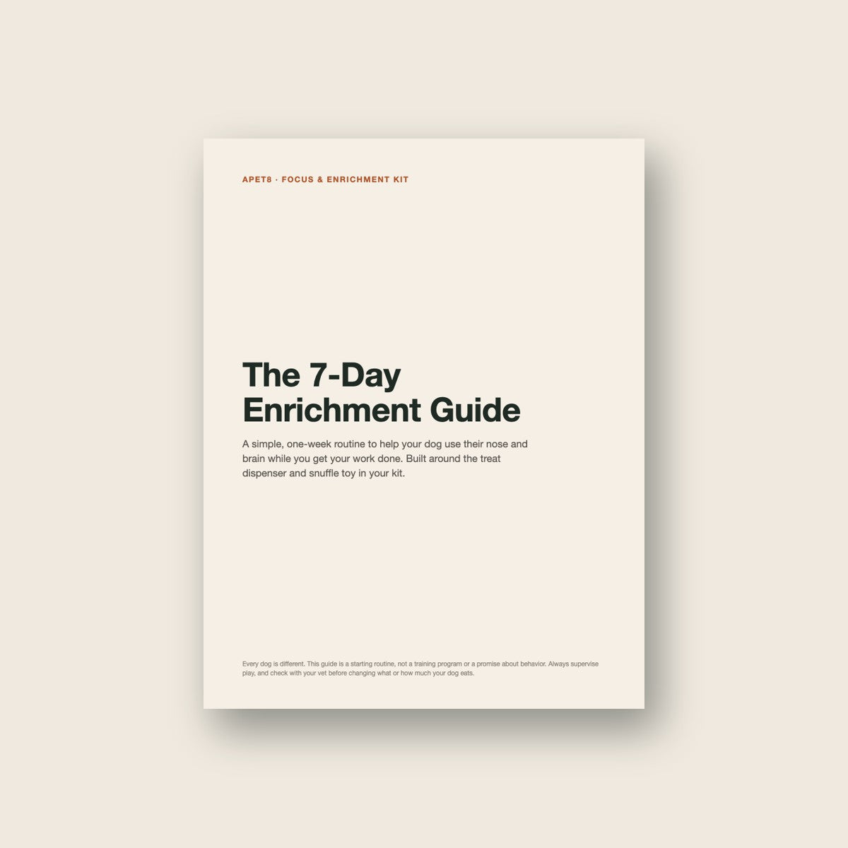 The 7-Day Enrichment Guide